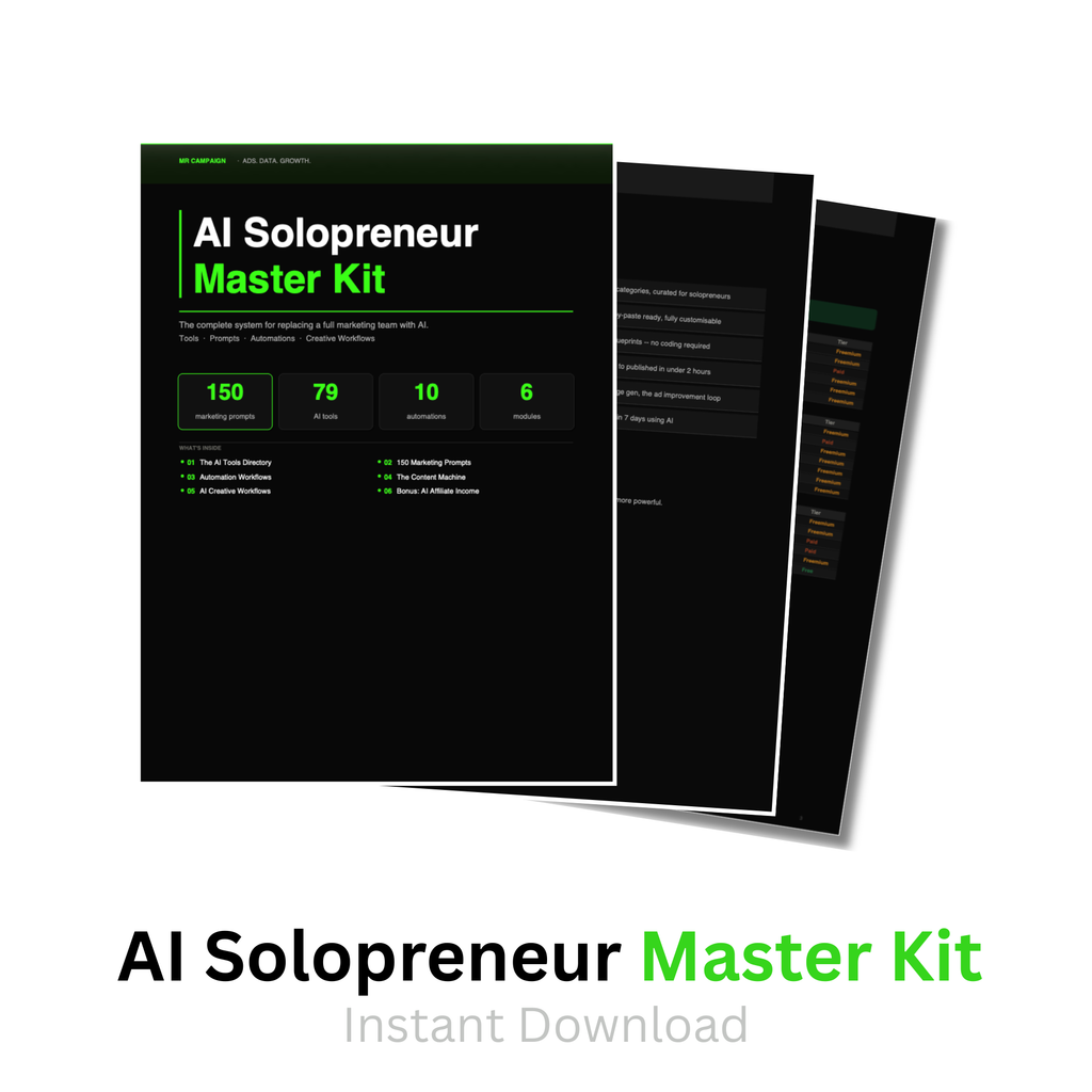 AI Solopreneur Master Kit